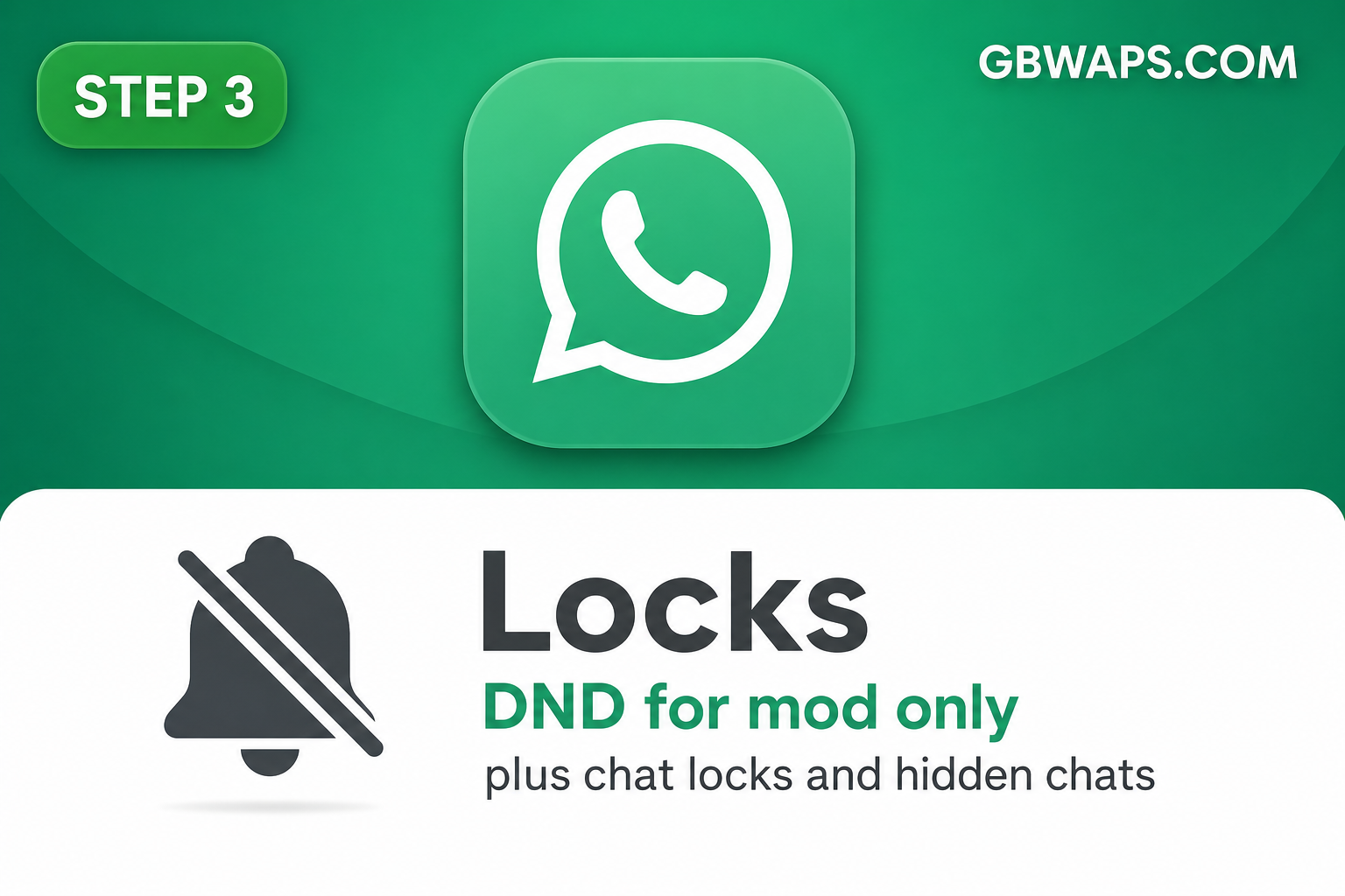 GB WhatsApp DND and chat locks