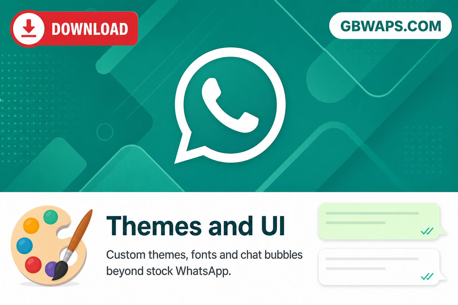 GB WhatsApp Themes and UI customization