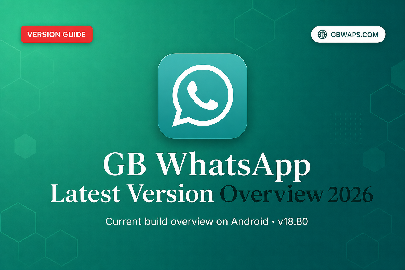 GB WhatsApp latest version 2026 interface overview